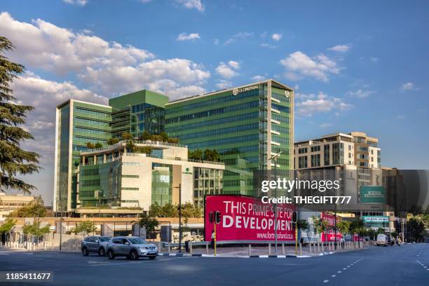 old mutual insurance company in sandton city - sandton cbd stock pictures, royalty-free photos & images