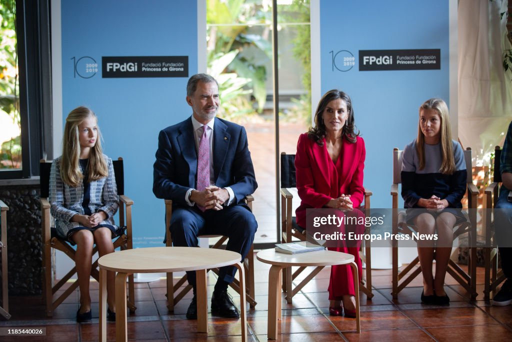 Spanish Royals Meeting With 'Princesa De Girona' Laureates