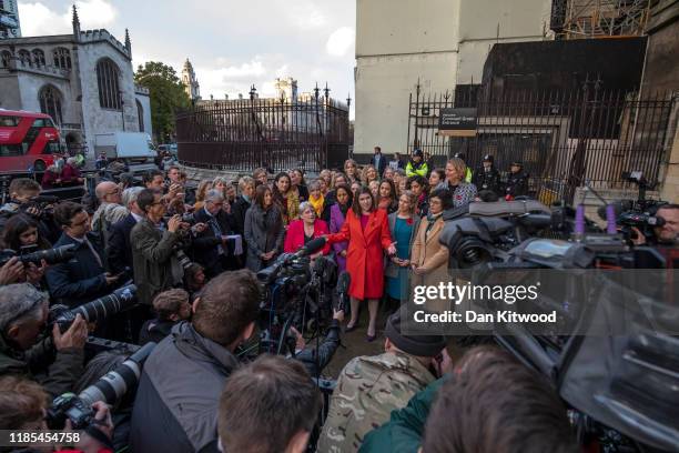 Liberal Democrat Leader Jo Swinson gives a statement saying she must be allowed to take part in TV election debates and will pursue legal avenues if...