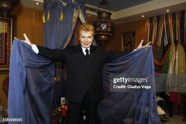 Walter Mercado poses in his house on May 10, 2010 in San Juan, Puerto Rico.