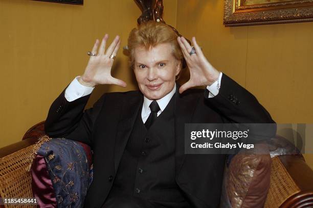 Walter Mercado poses in his house on May 10, 2010 in San Juan, Puerto Rico.