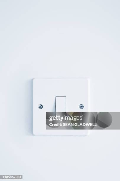 white light switch - schakelaar stockfoto's en -beelden