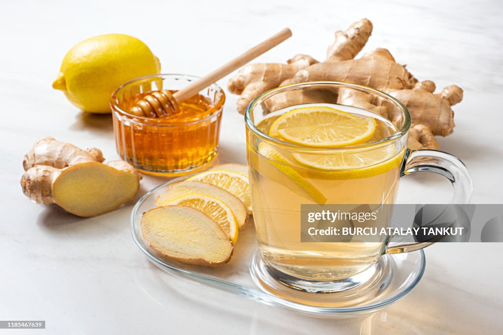 Ginger Tea with Lemon and Honey