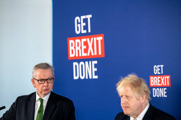 GBR: Boris Johnson And Michael Gove Hold Brexit Press Conference