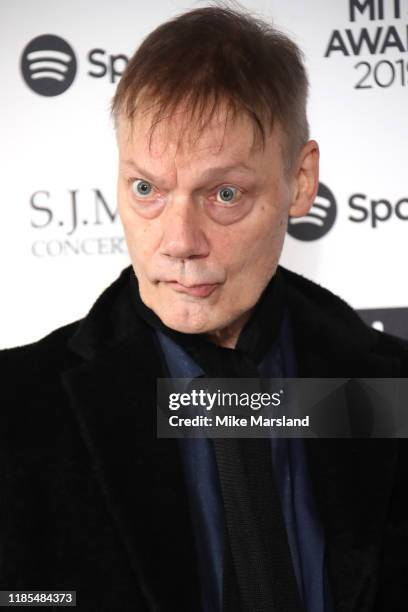 William Orbit attends the Music Industry Awards Gala 2019 at The Grosvenor House Hotel on November 04, 2019 in London, England.