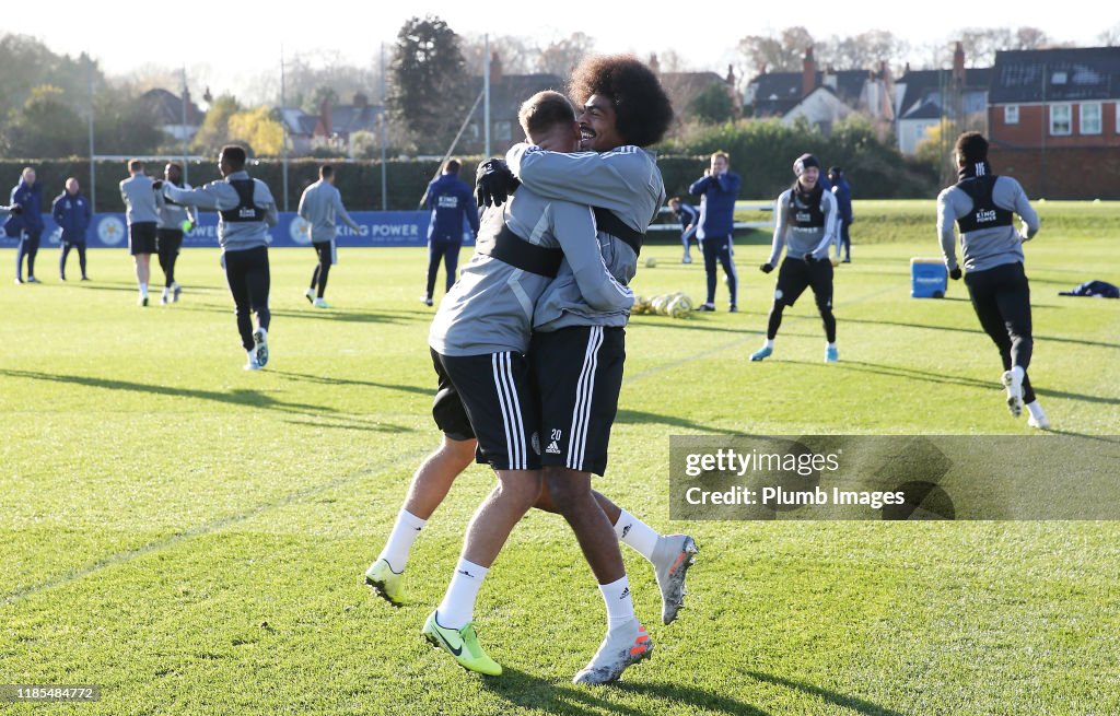 Leicester City Training and Press Conference