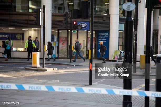 The City of London is locked down by Metropolitan and City Police following what is believed to have been a terror-related incident on London Bridge...