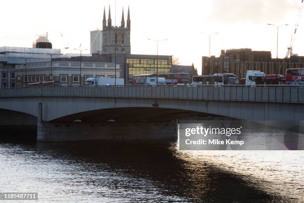 The City of London is locked down by Metropolitan and City Police following what is believed to have been a terror-related incident on London Bridge...