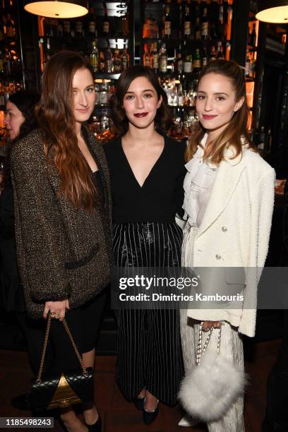 Grace Gummer, Annabelle Attansio and Dianna Agron, all wearing Chanel, attend Through Her Lens: The Tribeca CHANEL Women's Filmmaker Program Luncheon...