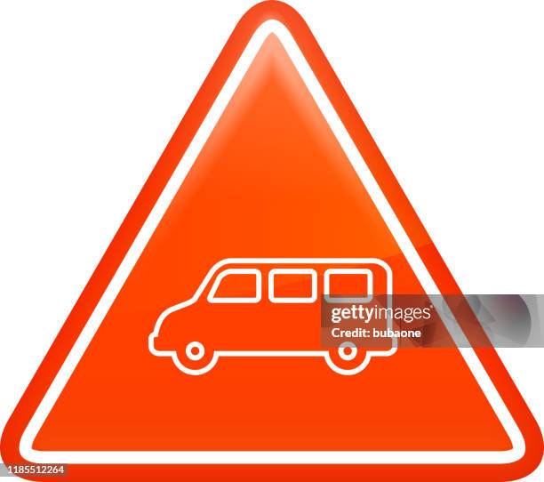 van side view icon - white minivan stock illustrations