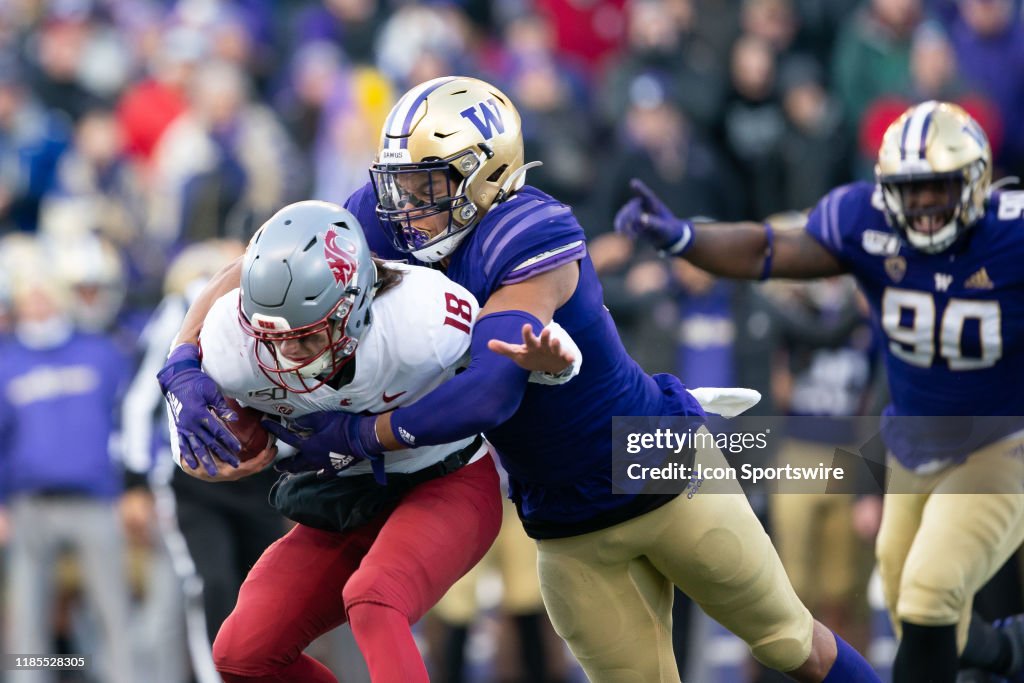 COLLEGE FOOTBALL: NOV 29 Washington State at Washington