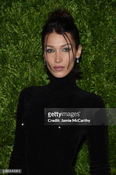 Bella Hadid attends the CFDA / Vogue Fashion Fund 2019 Awards at Cipriani South Street on November 04, 2019 in New York City.