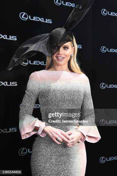 Lady Kitty Spencer attends the Melbourne Cup Day at Flemington Racecourse on November 05, 2019 in Melbourne, Australia.