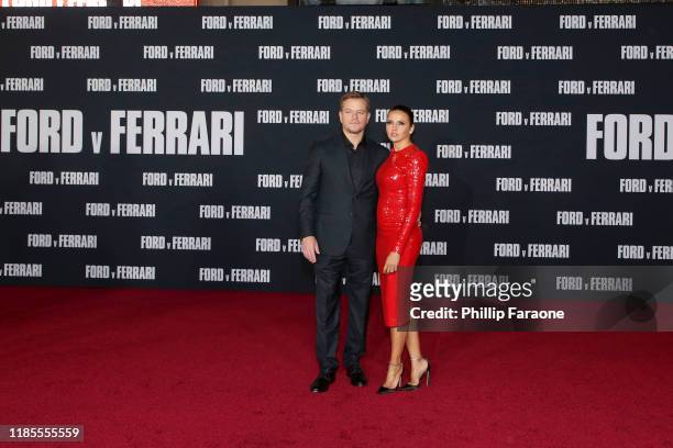 Matt Damon and Luciana Damon attend the Premiere of FOX's "Ford V Ferrari" at TCL Chinese Theatre on November 04, 2019 in Hollywood, California.