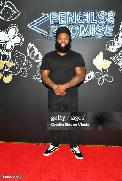 Elec Simon attends Pencils Of Promise 2019 Gala: An Evolution Within at Cipriani Wall Street on November 04, 2019 in New York City.