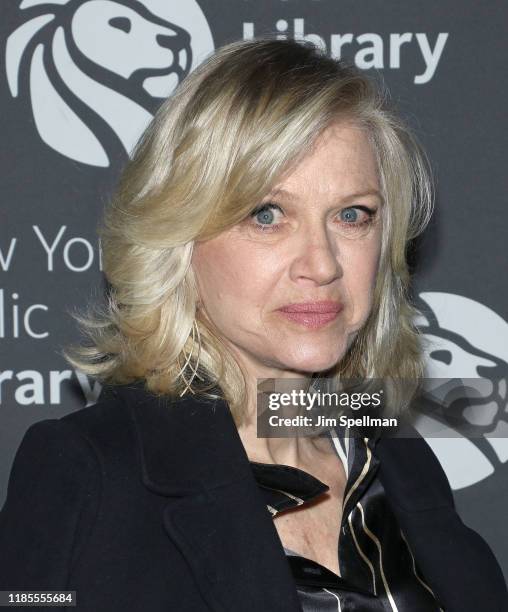 Journalist Diane Sawyer attends the 2019 Library Lions Gala at New York Public Library on November 04, 2019 in New York City.