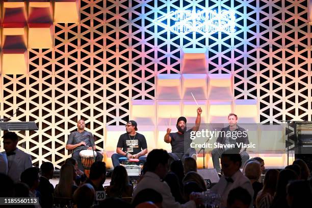 Elec Simon performs onstage during Pencils Of Promise 2019 Gala: An Evolution Within at Cipriani Wall Street on November 04, 2019 in New York City.