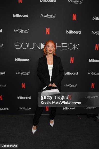 Zara Larsson attends Soundcheck: A Netflix Film and Series Music Showcase on November 04, 2019 in Los Angeles, California.