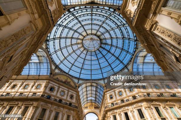 vittorio emanuele ii gallery - storefront-for-art-and-architecture stock pictures, royalty-free photos & images