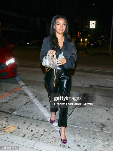 China Anne McClain is seen on November 29, 2019 in Los Angeles, California.