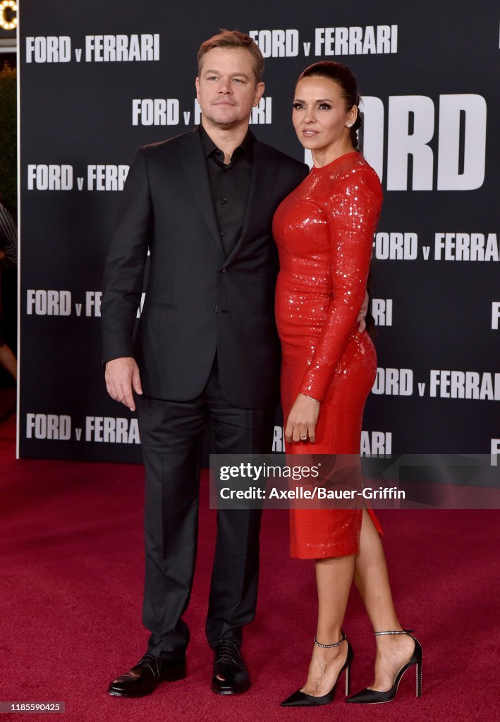 Premiere Of FOX's "Ford V Ferrari" - Arrivals