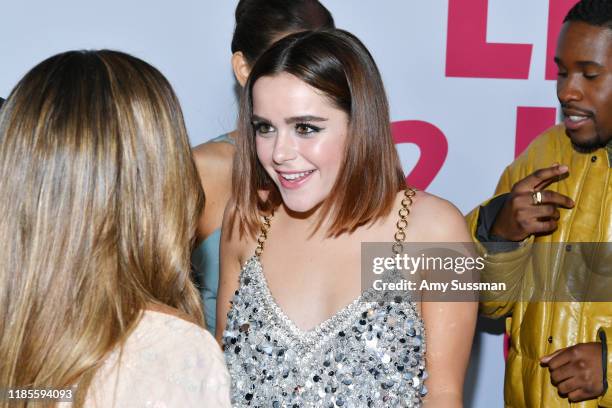 Kiernan Shipka attends the premiere of Netflix's "Let It Snow" at Pacific Theatres at The Grove on November 04, 2019 in Los Angeles, California.