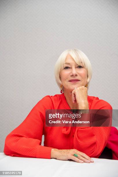 Helen Mirren at "The Good Liar" Press Conference at the Conrad Hotel on November 04, 2019 in New York City.