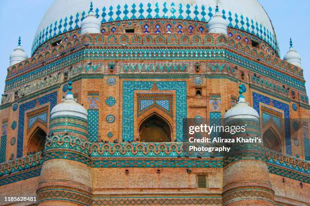 mausoleum of shah rukn-e-alam - mausoleum stock pictures, royalty-free photos & images