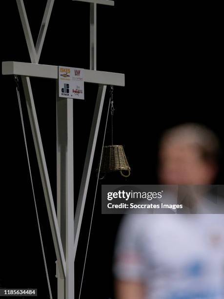 Scorebord of Telstar during the Dutch Keuken Kampioen Divisie match between Telstar v Ajax U23 at the Rabobank IJmond Stadium on November 29, 2019 in...