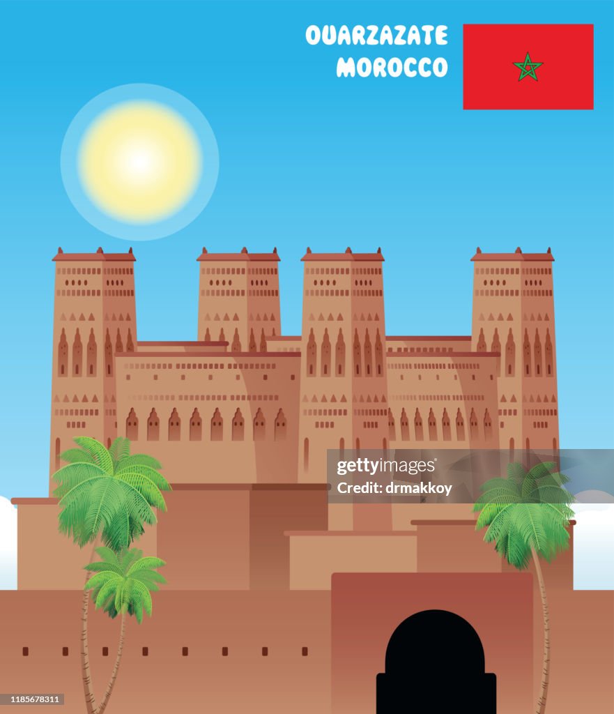 Ouarzazate, Ait Benhaddou, Ancient city in Morocco