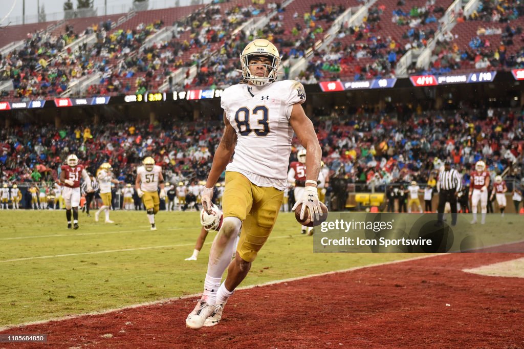 COLLEGE FOOTBALL: NOV 30 Notre Dame at Stanford