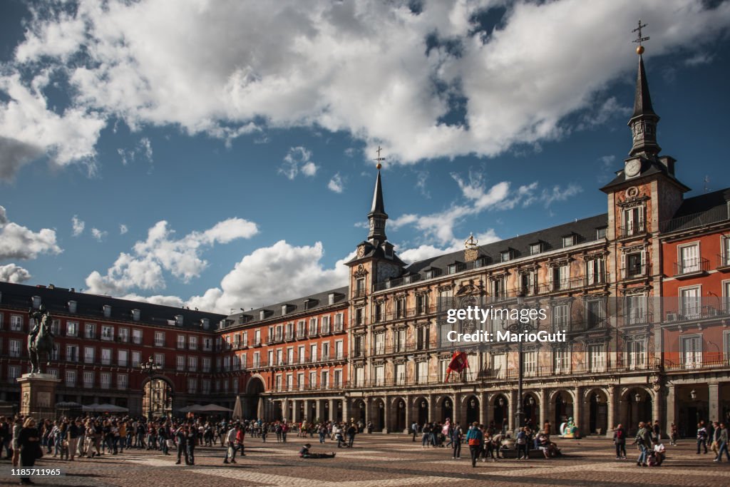 Plaza Mayor in Madrid, Spain