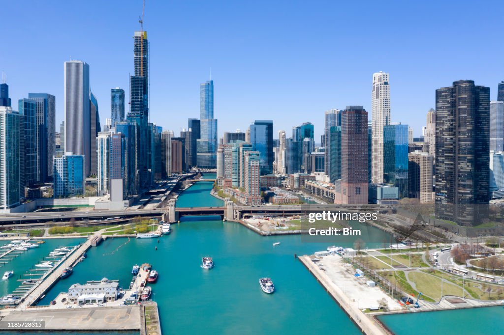 Chicago Downtown, Luftbild