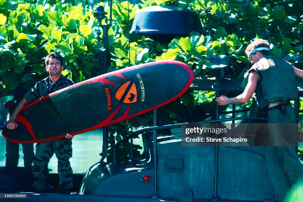 Sheen & Bottoms On 'Apocalypse Now' Set