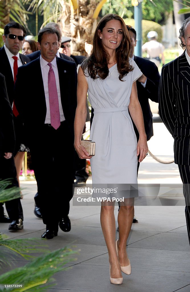 The Duke and Duchess of Cambridge Attend A UKTI/VC/Variety Summit