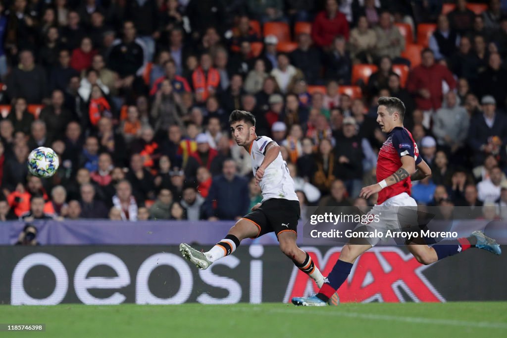 Valencia CF v Lille OSC: Group H - UEFA Champions League