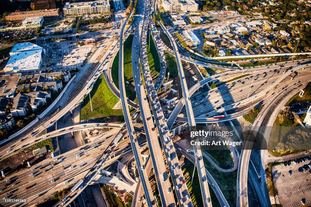 Freeway Interchanges Interchange Houston Texas Houston's 59/610 Interchange Project Is