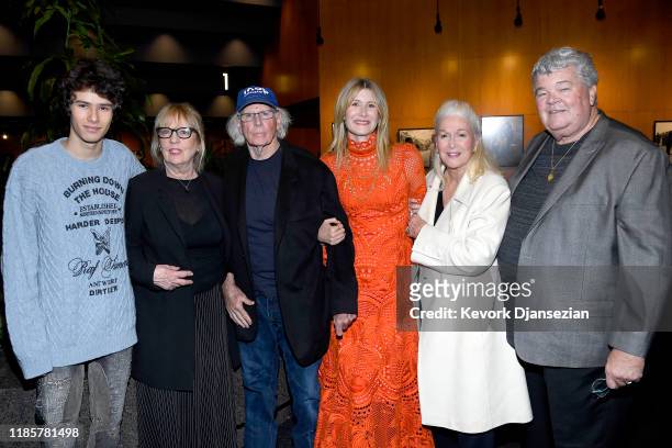 Ellery Harper, Andrea Beckett, Bruce Dern, Laura Dern, Diane Ladd, and Robert Charles Hunter attend the Premiere of Netflix's "Marriage Story" at DGA...