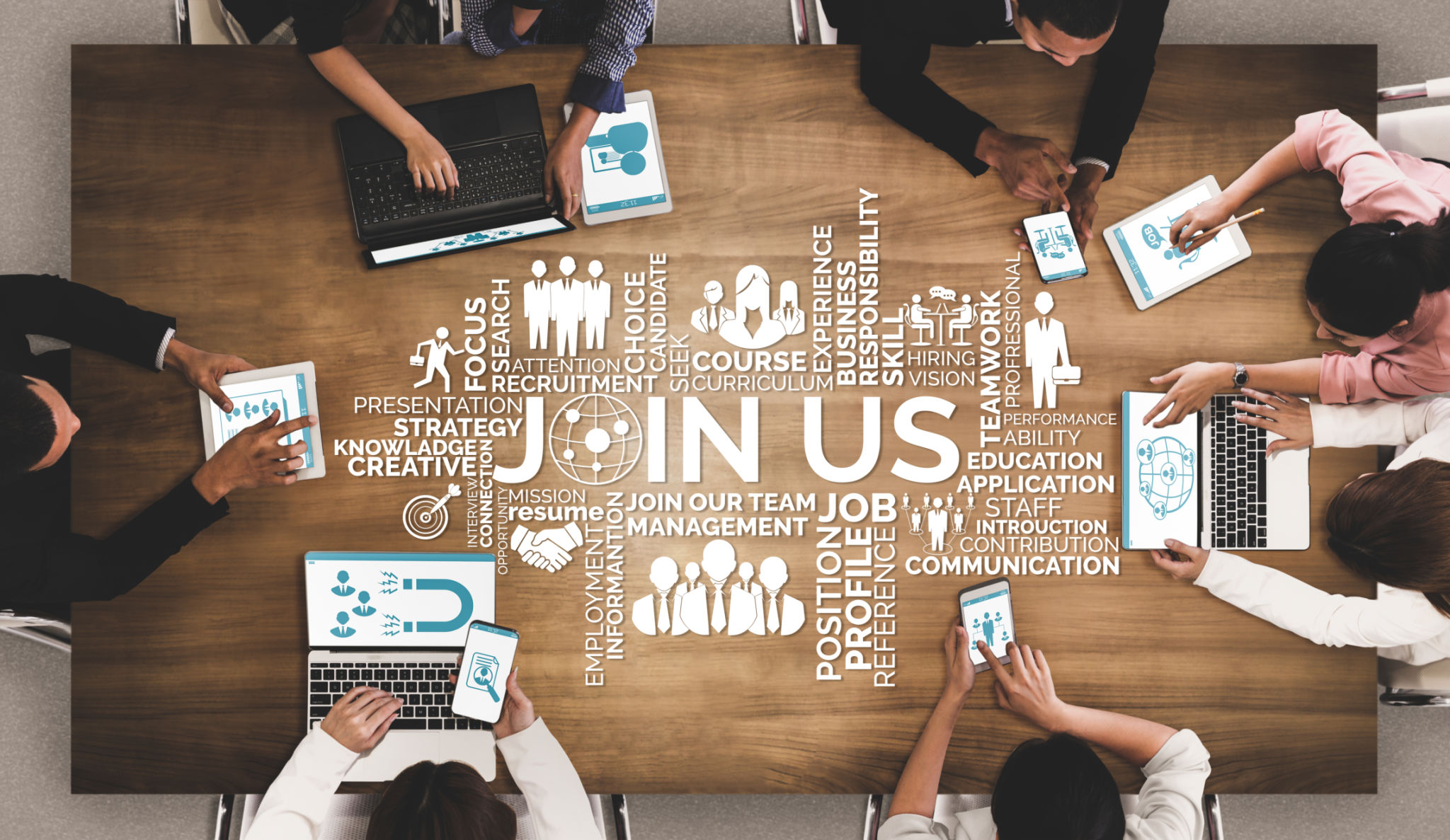 Human Resources and People Networking Concept Human Resources and People Networking Concept