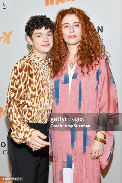 Noah Jupe and Alma Har'el attend the premiere of Amazon Studios "Honey Boy" at The Dome at Arclight Hollywood on November 05, 2019 in Hollywood,...