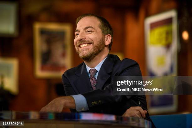 Pictured: Moderator Chuck Todd appears on Meet the Press" in Washington, D.C., Sunday, December 1, 2019.