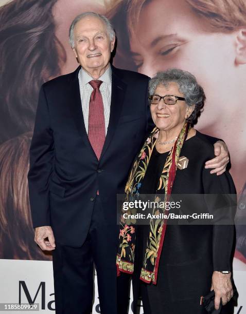 Alan Alda and Arlene Alda attend the Premiere of Netflix's "Marriage Story" at DGA Theater on November 05, 2019 in Los Angeles, California.