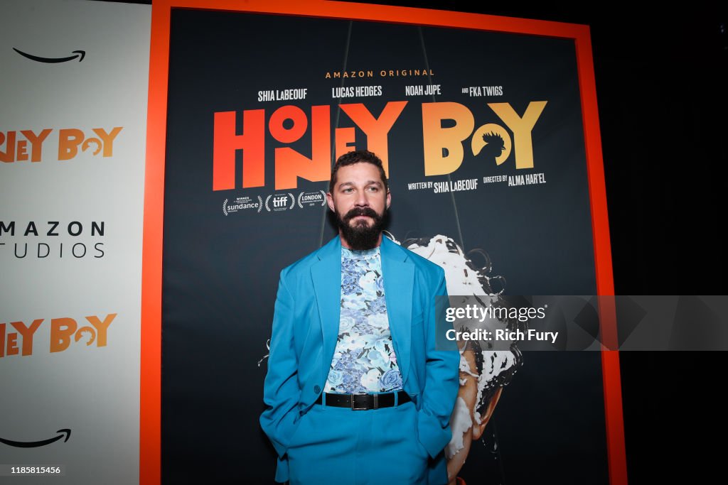 Premiere Of Amazon Studios "Honey Boy" - Red Carpet