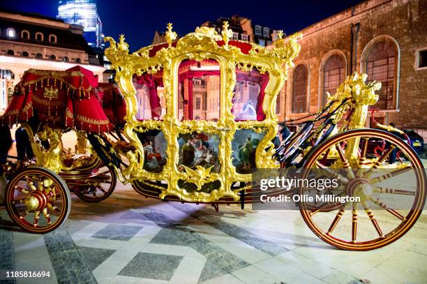 The Lord Mayor of London’s State Coach is prepared to be drawn by six shire horses with Lord Mayor Elect William Russell, soon to become the 692nd...