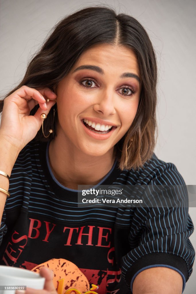 Naomi Scott at the "Charlie's Angels" Press Conference at the Conrad