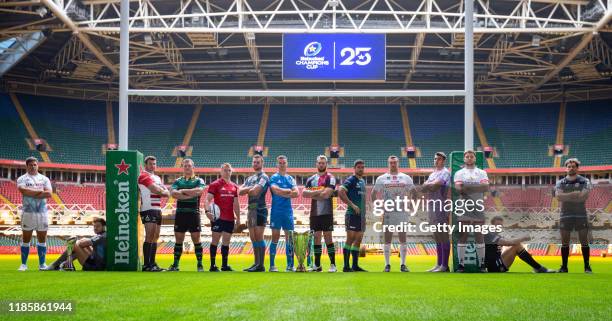 Jono Ross of Sale Sharks, Ellis Jenkins of Cardiff Blues, Ben Morgan of Gloucester Rugby, Alex Waller of Northampton Saints, Rory Scannell of Munster...