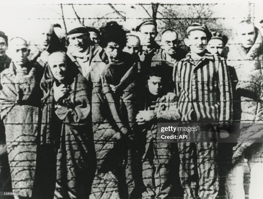 Détenus du camp d'Auschwitz
