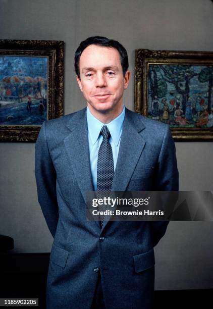 American businessman and Allen & Company President Herbert Allen Jr, New York, New York, February 11, 1982.