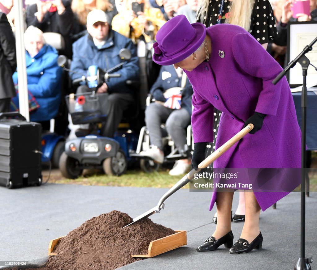 The Queen Visits The Royal British Legion Industries Village