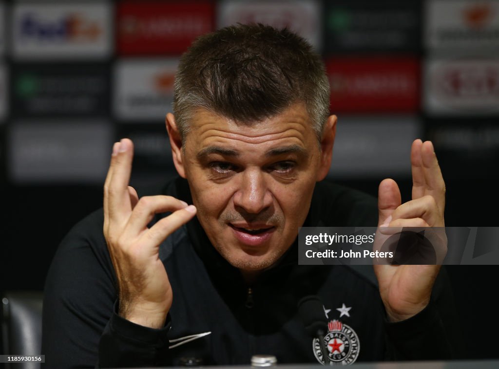 Partizan Training Session and Press Conference